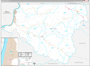 Wetzel Wall Map Premium Style