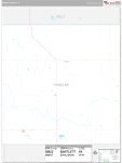 Wheeler Wall Map Premium Style