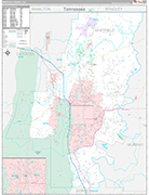 Whitfield Wall Map Premium Style