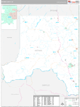 Whitman Wall Map Premium Style