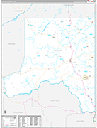 Whitman Wall Map Premium Style