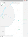 Wibaux Wall Map Premium Style