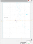 Wichita Wall Map Premium Style