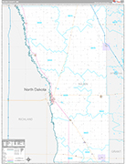Wilkin Wall Map Premium Style