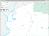 Wilkinson Wall Map Premium Style