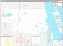 Willacy Wall Map Premium Style