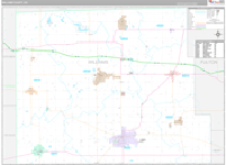 Williams Wall Map Premium Style