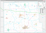 Williams Wall Map Premium Style