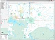 Williamson Wall Map Premium Style