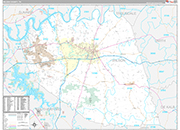 Wilson Wall Map Premium Style