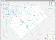 Wilson Wall Map Premium Style