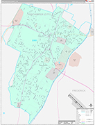 Winchester County Wall Map Premium Style