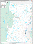 Windham Wall Map Premium Style
