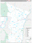 Windsor Wall Map Premium Style