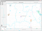 Winnebago Wall Map Premium Style