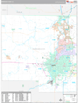 Winnebago Wall Map Premium Style