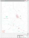 Winneshiek Wall Map Premium Style