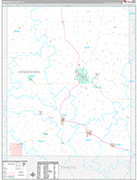 Winneshiek Wall Map Premium Style