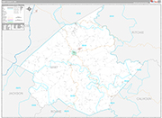 Wirt Wall Map Premium Style