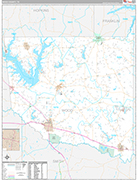 Wood Wall Map Premium Style