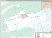 Wythe Wall Map Premium Style