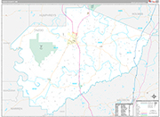 Yazoo Wall Map Premium Style