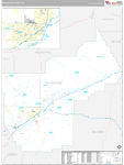 Yellowstone Wall Map Premium Style