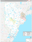 York Wall Map Premium Style