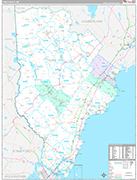 York Wall Map Premium Style