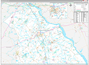 York Wall Map Premium Style