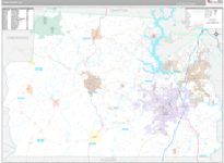 York Wall Map Premium Style