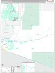 Yuma Wall Map Premium Style