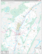 Altoona Wall Map Premium Style