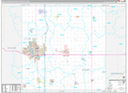 Ames Wall Map Premium Style