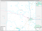 Casper Metro Area Wall Map Premium Style