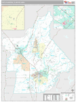 Chico Wall Map Premium Style