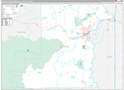 Corvallis Wall Map Premium Style