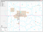 Enid Metro Area Wall Map Premium Style
