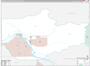 Fairbanks Wall Map Premium Style