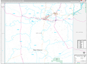 Farmington Wall Map Premium Style
