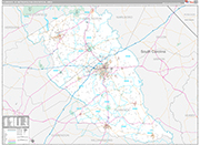 Florence Wall Map Premium Style