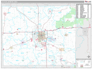 Jackson Wall Map Premium Style