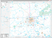 Jackson Wall Map Premium Style