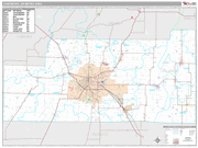 Jonesboro Wall Map Premium Style