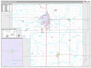 Kokomo Wall Map Premium Style