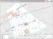 Lebanon Wall Map Premium Style