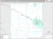 Midland Wall Map Premium Style