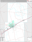 Midland Wall Map Premium Style