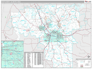 Montgomery Wall Map Premium Style