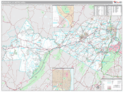 Newburgh Wall Map Premium Style